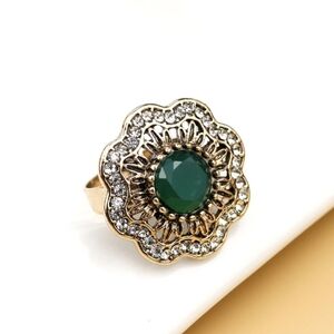 Turkish Vintage Style Flower Ring for Women,Ottoman, Byzantian, Wedding Gift